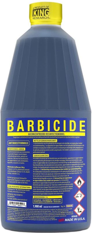 Barbicide - Geconcentreerd Desinfectiemiddel - 1900ml