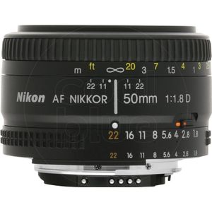 Nikon - AF 50mm - Lens - 50 mm - f/1.8 D-AF - Voor Nikon D2H, D70