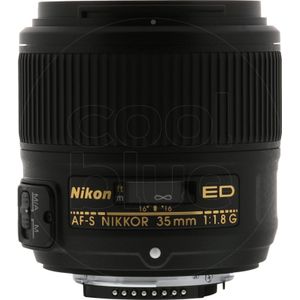 Nikon Af-S Nikkor 35Mm 1:1.8G Ed Objectief (58 Mm Filterschroefdraad) Voor Nikon-F-Bajonet Zwart