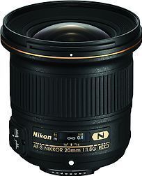 Nikon - AF-S 20mm f/1.8 - Camera Lens - Groothoek - Lichtsterk