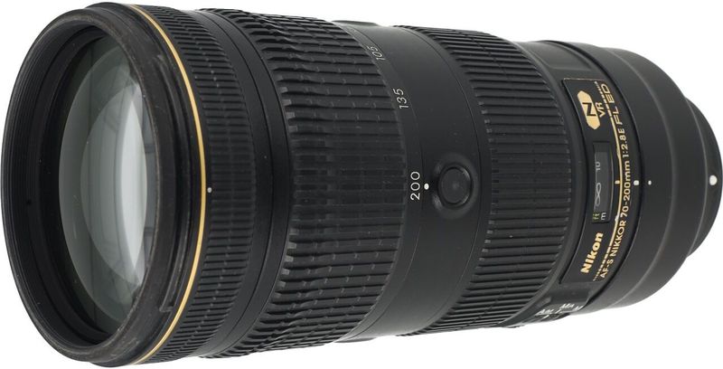 Nikon - AF-S 70-200mm F/2.8E FL ED VR - Telezoomobjectief - Zwart - Glas