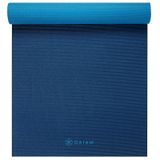 Gaiam - Fitness- / Yogamat - 5 mm - Licht blauw / Navy