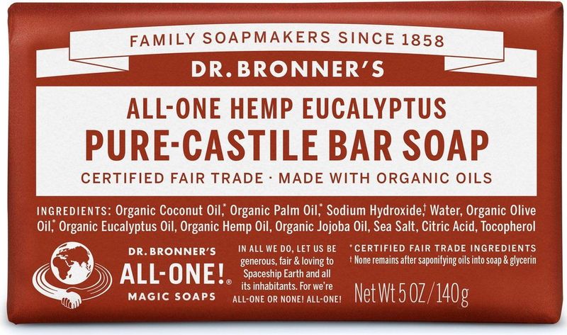 Dr. Bronner' Eucalyptus Zeepblok