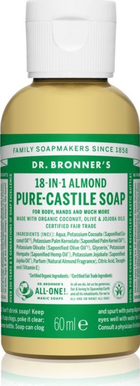 Dr. Bronner's Gel Almond 18-in-1 Pure-Castile Soap