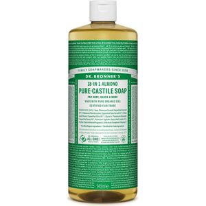 Dr. Bronner's - Vloeibare Zeep - Amandel - 945 ml