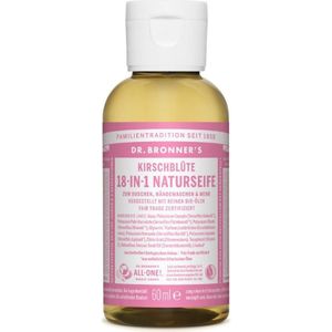 Dr-Bronners Verzorging Vloeibare-zeepKersenbloesem 18-1 natuurlijke zeep 240 ml (€ 38,08 / 1 l)