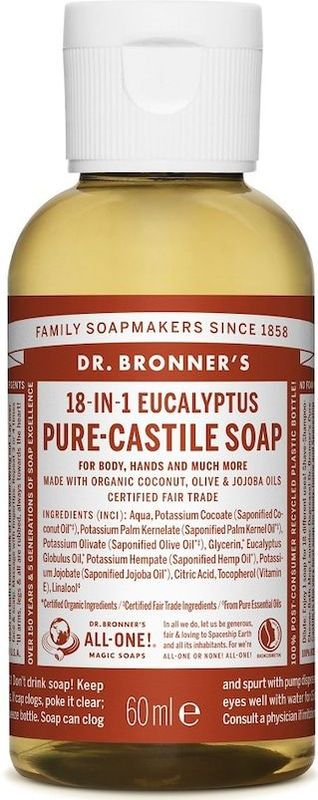 Dr. Bronner's - Vloeibare Zeep - Eucalyptus - 60 ml
