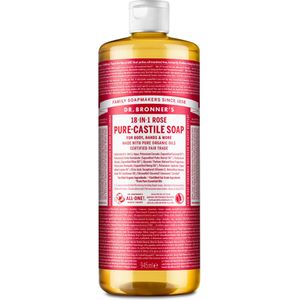 Dr. Bronner's - Vloeibare Zeep - Roos - 945 ml
