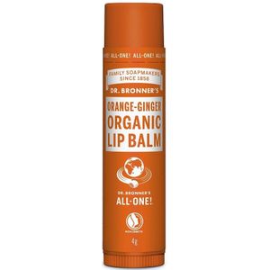 Dr. Bronner's - Organic Lip Balm - Lippenbalsem - 4 g - Orange Ginger