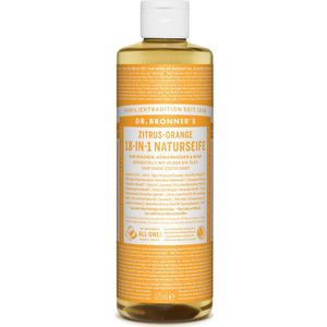 Dr. Bronner's - 18-in-1 Naturzeep - Citrus-sinaasappel - 475 ml