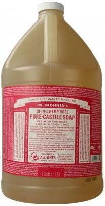 Dr Bronners - Liquid Soap - Roos - 3785 ml - Biologische Vloeibare Zeep