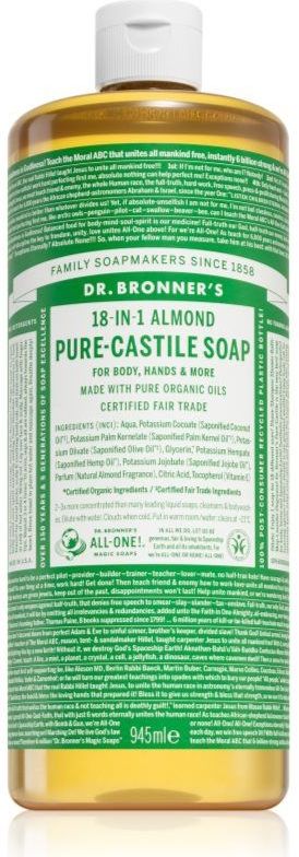 Dr-Bronners - Vloeibare Zeep - Amandel - 945 ml - Natuurlijke ingrediënten
