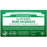 Dr. Bronner's - All-One - Verzorging Blokzeep - Amandel - Natuurlijke Zeep - 140 g