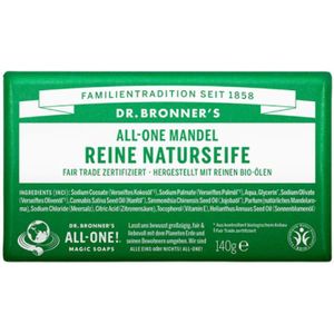 Dr. Bronner's - All-One - Verzorging Blokzeep - Amandel - Natuurlijke Zeep - 140 g