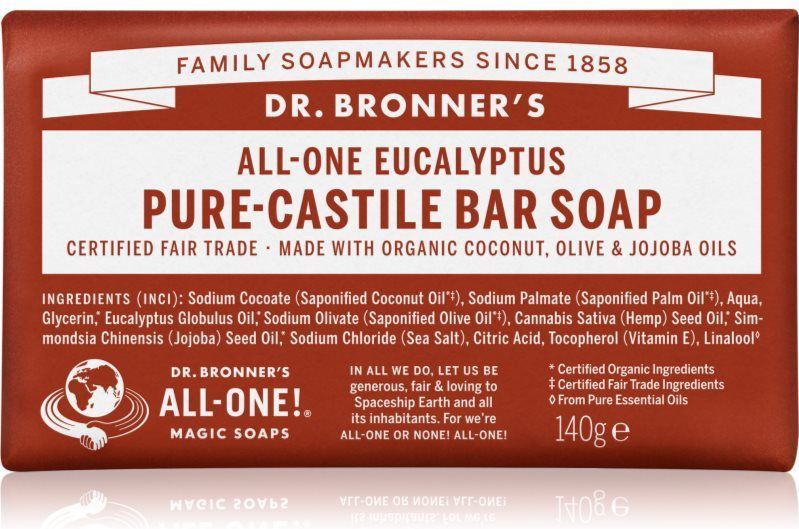 Dr-Bronners - All-One - Blokzeep - Eucalyptus - 140 g