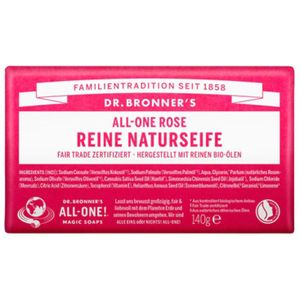 Dr-Bronners Verzorging BlokzeepAll-One Rose Puur Natuurlijke Zeep 140 g (€ 38,07 / 1 kg)