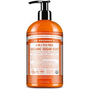 Dr. Bronner's - Zeeppomp - Tea Tree - 355 ml - Vloeibare Zeep