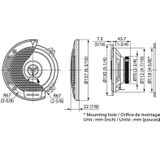 Kenwood KFC-S1366 2-weg Autospeakerset