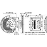 Kenwood Autoluidsprekers (kfc-s1066)