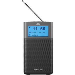 Kenwood CR-M10DAB (DAB+, FM, Bluetooth), Radio, Zilver, Zwart