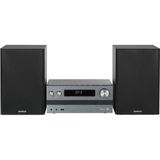 Kenwood M-918DAB - Mini Muzieksysteem - Metallic Grijs - DAB+ Ontvanger - Bluetooth
