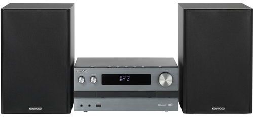 Kenwood M-918DAB - Mini Muzieksysteem - Metallic Grijs - DAB+ Ontvanger - Bluetooth