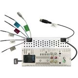 Kenwood - WVGA Digital Media Moniceiver - Zwart - Capacitive touchscreen - 17,3 cm