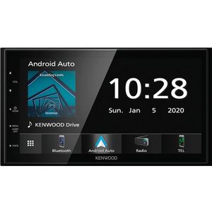 Kenwood - WVGA Digital Media Moniceiver - Zwart - Capacitive touchscreen - 17,3 cm