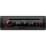 Kenwood KDC-BT450DAB CD-autoradio met DAB+ en Bluetooth handsfree, krachtige tuner, geluidsprocessor, USB, AUX, Spotify Control, 4x50 Watt, toetsenverlichting rood)