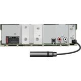 Kenwood KMM-BT408DAB Bluetooth autoradio - inclusief DAB+ antenne - Rood