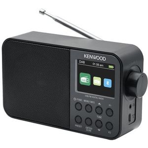 Kenwood M30Dab - Zwart - Draagbare Radio met Bluetooth en Kleurendisplay