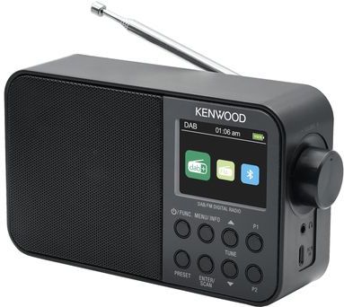 Kenwood M30Dab - Zwart - Draagbare Radio met Bluetooth en Kleurendisplay