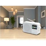 Kenwood CR M30DAB DAB+ Radio Interne accu Wit