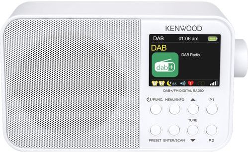 Kenwood CR M30DAB DAB+ Radio Interne accu Wit