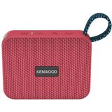 Kenwood AS-60BT-V - Bluetooth Luidspreker - Rood - Oplaadbare Batterij - 8,5 uur Speeltijd
