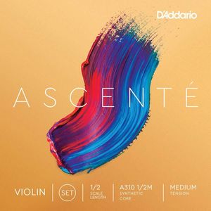 D'Addario Ascenté A310-12M 1/2 Medium vioolsnaren set