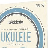 D'Addario EJ88T-8 Nyltech Ukelele, 8-snarige tenor