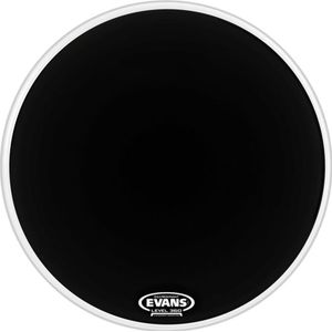 Evans BD22RB-NP EQ3 No Port Resonant Black 22 inch bassdrumvel