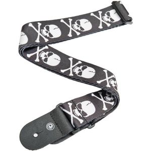 Planet Waves 50H01 Cross-Bone Skull geweven gitaarriem