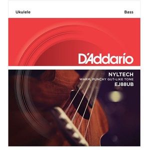 D'Addario - EJ88UB - Snaren - Zwart - Nyltech voor Basukeleles