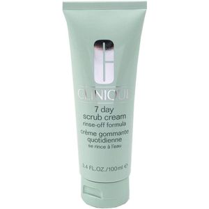 Clinique 7 Day Scrub Cream Rinse-Off Formula Reinigingspeeling voor Iedere Dag 100 ml