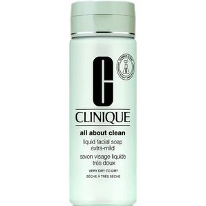 Clinique Liquid Facial Soap Extra-Mild Vloeibare Zeep voor Droge tot Zeer Droge Huid 200 ml