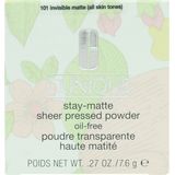 Clinique Stay-Matte Sheer Pressed Powder - 101 Invisible Matte