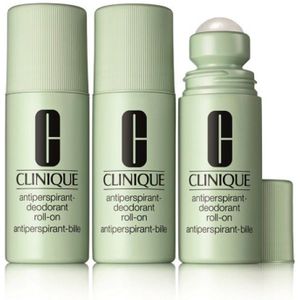 Clinique Antiperspirant Deo Roll On Trio 3 x 75 ml