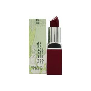 Clinique Pop Matte Lip Colour + Primer Lipstick 3.9 g Rose Pop