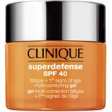 Clinique Superdefense SPF 40 Fatigue + 1st Signs of Age Multi-Correcting Gel Gezichtsgel 50 ml