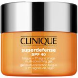 Clinique Superdefense™ SPF 40 Fatigue + 1st Signs of Age Multi Correcting Gel Hydraterende Gel tegen eerste Tekenen van Huidverouering SPF 40 30 ml