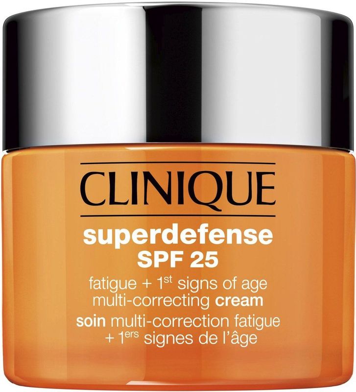 Clinique SuperDefense Fatigue Cream - 1st Signs of Age Multi-Correcting Cream - SPF 25 - 50 ml