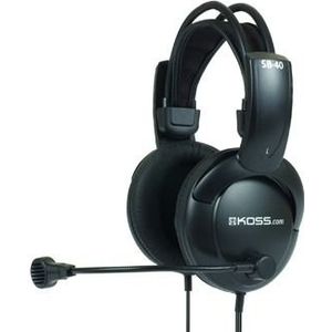 Koss SB40 (Bedraad), Gaming headset, Zwart