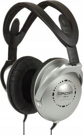 Koss UR18 headphones/headset Wired Head-band Music zwart, zilver